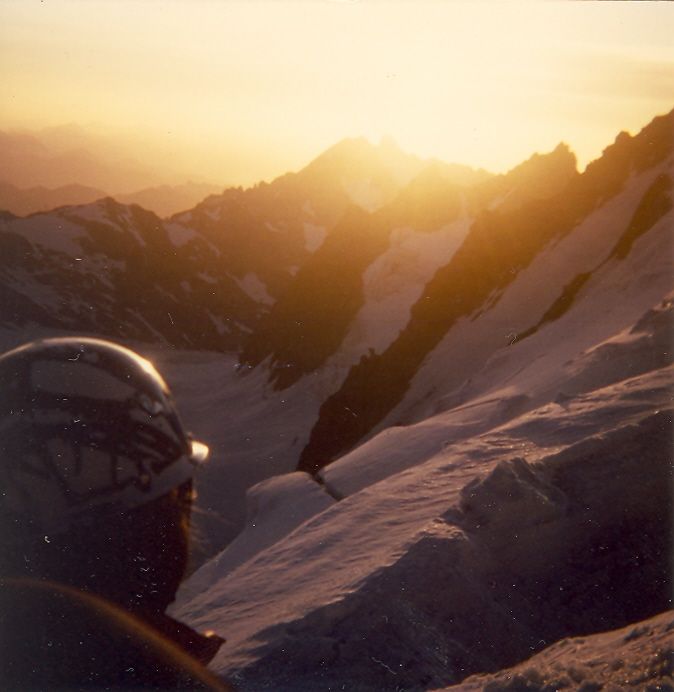 Montagne des Agneaux, vue du Dôme de Neige des Ecrins